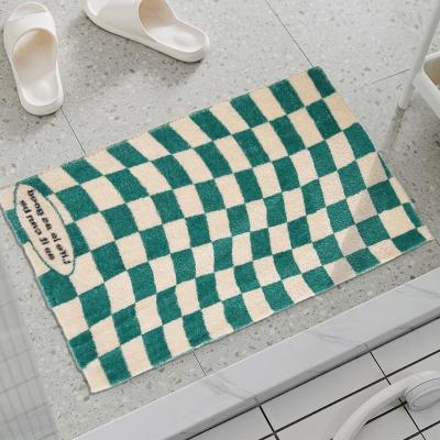 China Stain Resistant Customized PP Mat Home Use Wilton Design Machine Decked PP Mat Home Use Area Carpts Game Check Chess Covers for sale