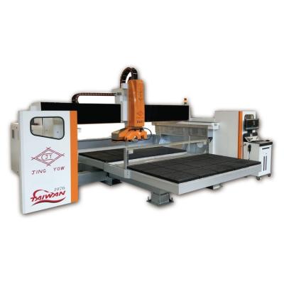 China Building Material Shops Double Worktable 263T Efficient Automatic 45 Degree Stone Cutting Machine Stone Edge Cutting Machine for sale