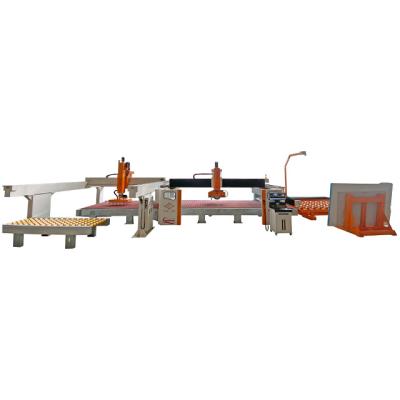 China Building Material Shops 453C 5 Axis CNC Stone Cutting Machine 45 Degree Stone Cutting Machine With Rail Guide Stone Cutting Machine Bricks for sale