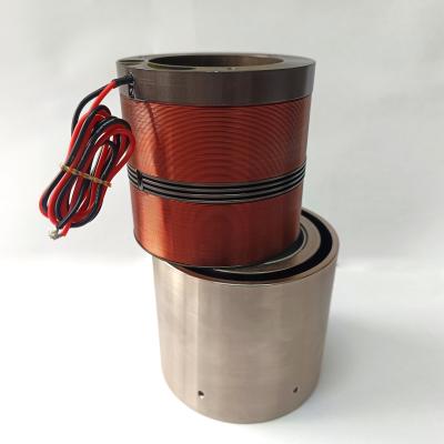 China Zero Hysteresis Hollow Core Motor Reciprocating Voice Coil Motor voor de lucht- en ruimtevaart Te koop