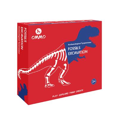 China ABS Ommo Archeology Resurrect Tyrannosaurus Rex excavate children's observation, hands-on ability, logical thinking, for sale