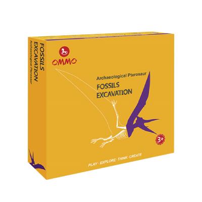 China ABS Ommo archeology restore pterosaur, children's observation, hands-on ability, logical thinking, educational toys for sale