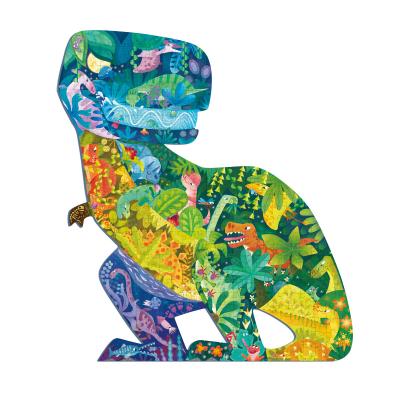 China Cartoon Toy Art Jigsaw Dinosaur,Cheap 2D Paper Animal Educational Jigsaw Puzzle Toy Toys For Study for sale