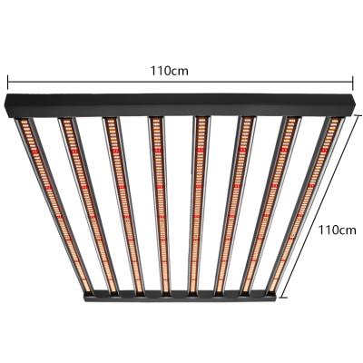 China Seed Starting Frame 730W Smart Vertical Farm Horticulture Detachable Full Spectrum 3000k 5000k 660nm Led Grow Lights for sale