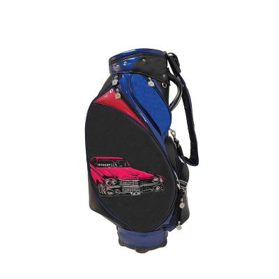 China Soft Sport And Durable PU Golf Staff Bag Golf Course Bag Customizing Golf Bag for sale