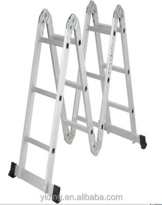 China UNIVERSAL ALUMINUM LADDER 4*3 Folding Ladders EN131 CERTIFICATION for sale