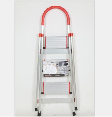 China Folding Ladders Domestic Household Aluminum Step Ladder With EN131 3 Standard for sale