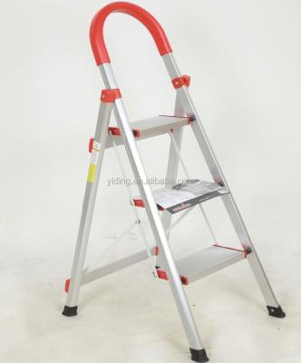 China CE-EN131 Folding Ladders Certificated Aluminum Ladder, Household Step Ladder, Good Quality 3/4/5/6 Steps for sale