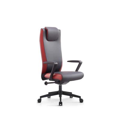 China Multifunctional Executive Office Revolving Chair With Wheels Swivel Leather/PU Boss Office Chair Used In Offices / Interior Design for sale