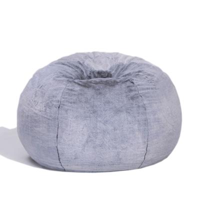 China Queen Size Beanbag Sofa Furniture Spinning Lounge Chairs Sofa Bed Room Furniture Giant Bean Bag Chair Couch for sale