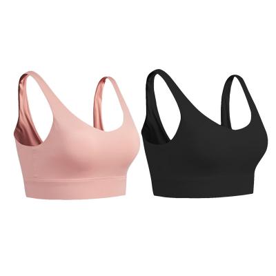 China Hot Selling Breathable High Quality Women's Sports One Piece Popular Factory Price Seamless Quick Dry Bra for sale