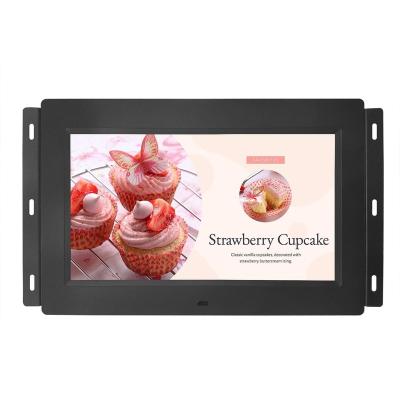 China Full Metal Envelope Metal Frame Enclosed Mount LCD Industrial Wall Display General Touch Open Frame Touch Screen Monitor for sale