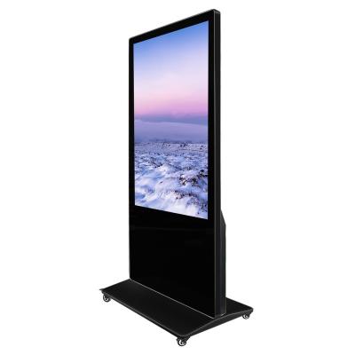 China 65 Inch Indoor Smart LCD Media Player Digital Price Display For Supermarket for sale