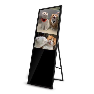 China New 43 55 49 65 Inch Wifi LCD 4K LCD Support Indoor Wireless Advertising Monitor Usb Digital Signage Portable Touch Screen Display for sale