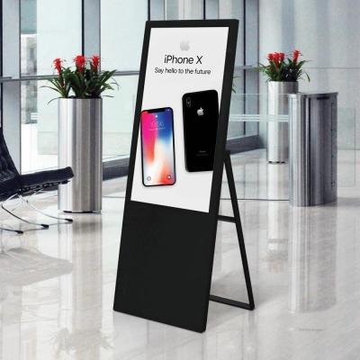 China Indoor Touch Screen Kiosk Smart Android WiFi 5g Media Player 55 inch Kiosk Ultra Thin Advertising Digital Signage for sale