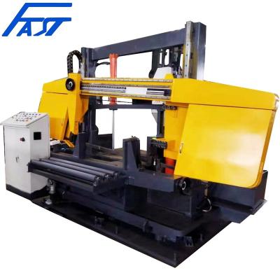 China High Quality Industrial Metal Cutting H Beam Band Saw Automatic Cutting Machine H/I/U Beam Band Sawing Machine for sale