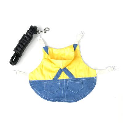 China Viable High Quality Rabbit Small Pet Walking Clothing Vest Adjustable Clothes With Leash for sale