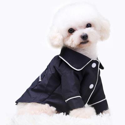 China Handsome China Viable Wholesale Dog Western Style Pajamas For Dogs Cats Wear Apparel Dog Pajamas Home Clothes for sale