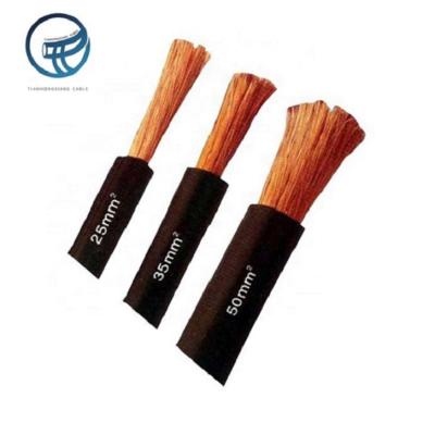 China Industrial Electrical Cable Wire Factory Wholesale Flexible Copper Welding Welding Cable for sale