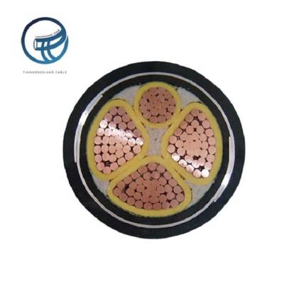 China Construction 4 Core Copper Armored Cable 25mm Underground Customizable Designed Armored Cable for sale