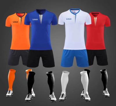 China Breathable Simple Soccer Wear Set Custom Sublime Clean Mesh Uniform Soccer Jersey for sale