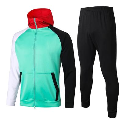 China Quality Breathable Thailand Soccer Tops Training Coat 22 World 23 Winter Soccer Jacket Football Tracksuit Set for sale