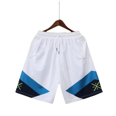 China Custom Sublimation Mesh Basketball Shorts With Pockets Mens Antibacterial High Quality Quick Dry Empty Sports Shorts for sale