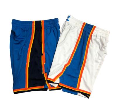 China Custom High Quality Cheap Antibacterial Embroidery Logo Basketball Wear Mens Michigan Basketball Shorts for sale