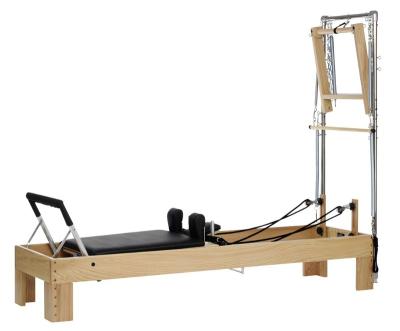 China Durable Hot Selling Aluminum YS Pilates Reformer Machine With Folding Tower Reformer Home Pilates Equipment With Half Trapeze for sale