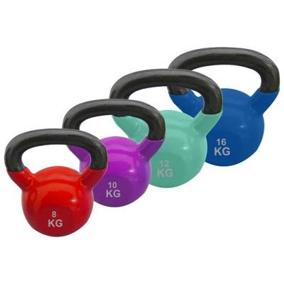 China Durable YS Equipment Body Building Standard High Quality Powder Coated Cast Iron Kettlebell for sale