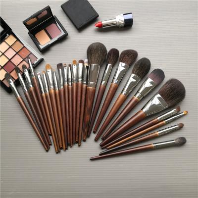 China Angular Blush 2020 New Makeup Brush Set Natural Hair Powder Eyeshadow Brushes Professional Running Wholesale for sale