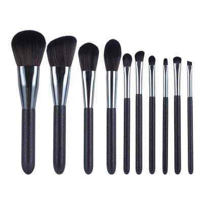 China Full Set Lip Liner 10pcs Makeup Brush Set Beauty Soft Tools Blush Repair Professional High Gloss Brush Brush Set for sale