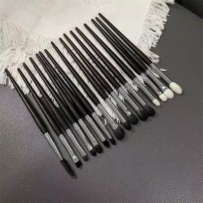 China 22pcs EYE Make Up Brushes Natural Goat Hair Brush Makeup Set Foundation Cosmetic Powder Brush Wholesale for sale