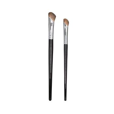 China Contouring Type Pony Hair Sickle Liner Brush Head Shade Nose Brush Wing Oblique Flat Main Profile Nose Brush for sale