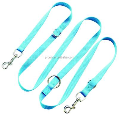 China Stored Multi Function Training Two Hooks Dog Collar Leash Outdoor Working for sale