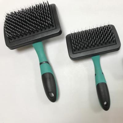 China Universal Stocked Manufacture Dog Flexible Hedgehog Grooming Brush, Mold Slicker Brush, for Dog and Cat for sale