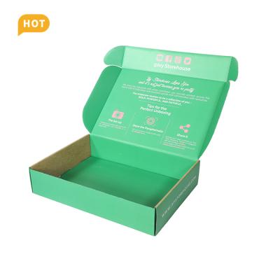 China Recycled Materials Corrugated Cardboard Clothing Cartons Folding Gift Package Paper Boxes Custom Paper Box for sale