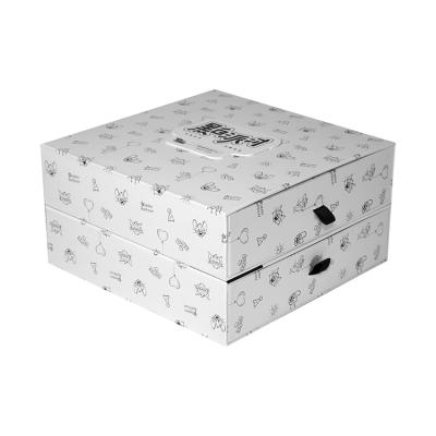 China Recycled Materials Christmas Magnetic Skin Care Beauty Recyclable Boxes Packaging Box Paper Gift Box for sale