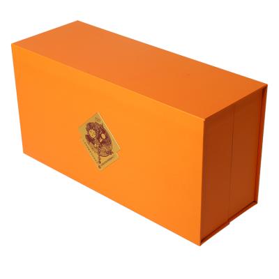 China Hot Stamping Recycled Materials Gold Macaroon Boxes Packaging Luxury Cupcake Packaging Box for sale