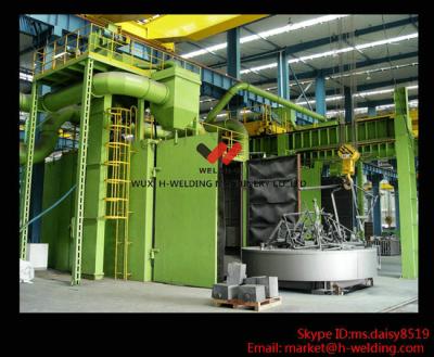 China H beam Production Line Shot Blasting Machines for Rust Removing And Polishing of Surface for sale