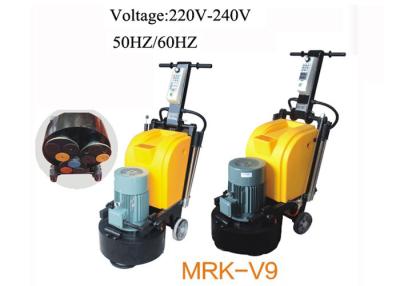 China 9 Heads Manual Marble Floor Polishing Machine , Terrazzo Floor Polisher for sale