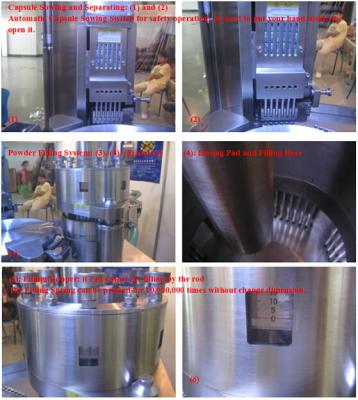 China Pharmaceutical Filling Equipment Automatic Capsule Filling Machine 210000 Capsules / H for sale