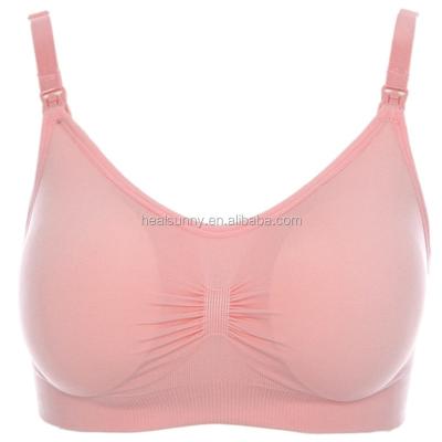 China New Yoga Women Sports Antibacterial Care Hands Free Pumping Bra for sale