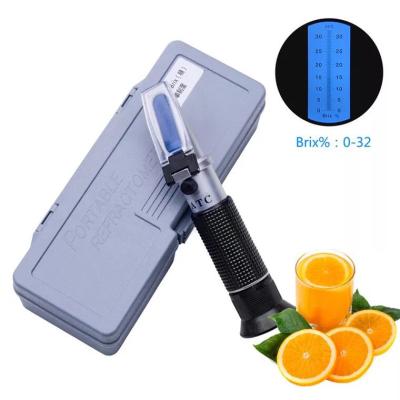 China Brix Portable Refractometer Design For Alcohol Content Tester 0-80% ATC for sale