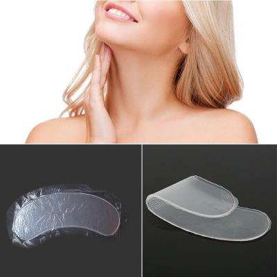 China Waterproof Perfect 2 Pack Wrinkle Design Silicone Chest Protector Care Neck Protection for sale