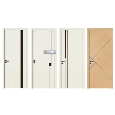 China Modern Composite Door HPL Wood Door Part Latest Design for sale