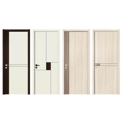 China Modern Solid Wood Modern Interior Flush Frameless Door With Hidden Hinges Swing System Wood Invisible Living Room for sale