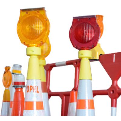 China Traffic Beware Traffic Cone Signal Solar Powered Warning Lights Solar Powered Traffic Warning Lights for sale