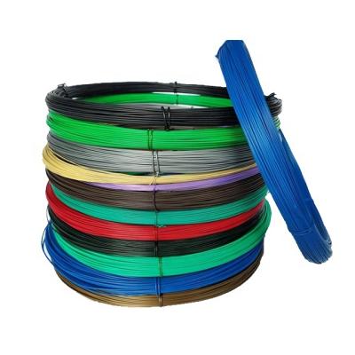 China Construction Factory Supply Customized Color High Tensile PVC Coated Galvanized Steel Wire for sale