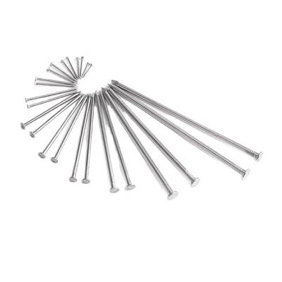 China Flat Wire Nails China Manufacturer Low Price Zinc Plated Common Iron Wire Nails for sale